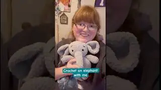 Ever seen an elephant fly?🐘 #crochet #fyptiktok #crochetanimal #elephant #fypシ゚viral #amigurumi