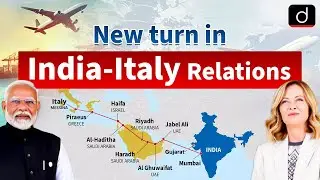 Italy Relations | Italy G7 Summit | IMEC | Around the World | Drishti IAS English