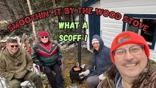 SMOOTHIN&rsquo; IT BY THE WOOD STOVE - Burn in day for my NEW Camp Stove - Delicious Scoff to Celebrate
