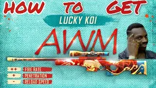 I GET NEW LUCKY KOI AWM PERMANENT SKIN..HOW TO GET PERMANENT SKINS IN MINIMUM SPIN..
