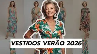 Moda 60+: Vestidos Lindos e Elegantes para Primavera/Verão 2025/2026