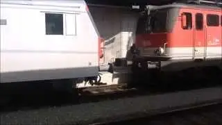 Zugverkehr in Bruck/Mur am 22.04.2014