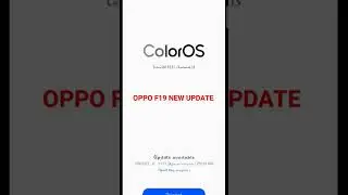 OPPO F19 JULY MONTH UPDATE AVAILABLE #oppof19 #android13 #coloros13 #shorteyoutube