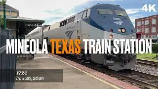 Mineola Texas Train Station Amtrak June 25, 2025 1736 PM