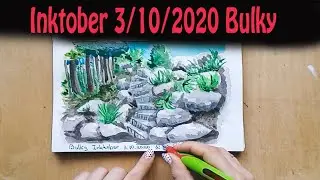 3-10-2020 Inktober - Bulky - Огромный
