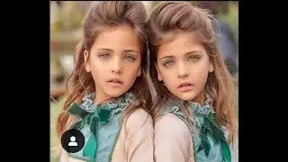 Clements Twins - BREATHTAKING BEAUTY - Leah and Ava - GREEN eyes - 8 yeard old