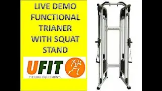 Full EXCERCISE video of Functional Trainer with squat rack by U FIT INDIA || PUNEET GARG || HINDI