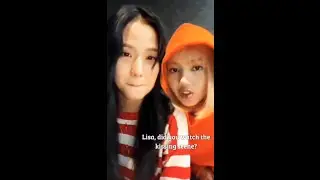 Lisa teasing Jisoo about snowdrop kiss scene #blackpink #블랙 핑크