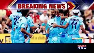 indian hockey team pays tribute to their army  by wearing black armband A BIG SALUTE TO THEM