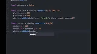 How to Launch a Rocket with Corona SDK