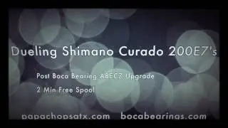 Dueling Curado 200 E7's with Boca Upgrade by papachopsatx