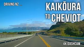 Driving New Zealand: Kaikōura to Cheviot 4K