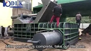 Automatic Hydraulic Scrap Metal Baler Waste Baling Press Machine