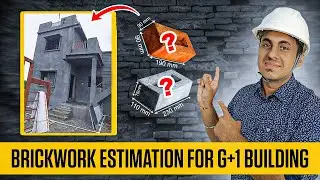 Brickwork Calculation for G+1 Building in Excel | Akhay Kamath