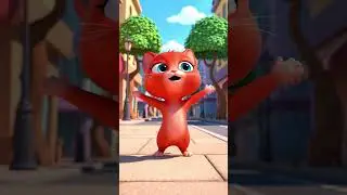 Magical Cat Transformation 🐱✨ #3DAnimation #shorts #3danimation #cattransformation