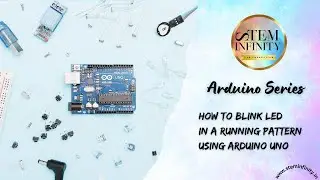 ||How to Blink LED in a running pattern using ARDUINO UNO ||