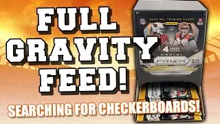 Ripping a Full 2020 Prizm Football Gravity Feed Box ($400+!!) - Top Rookie QB Hit! 🤑