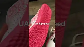UA slip speed beta/white is comfy The traction and the lacing are amazing #sneaker #under armour