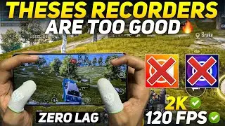 BEST NO LAG SCREEN RECORDER FOR ANDROID GAMING 🥶 4K/120 FPS Screen Recording App For Android