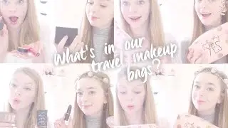 ♡What's In Our Travel Makeup Bags? | Floral Princess♡