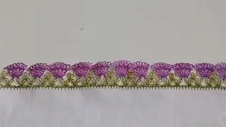 YENİ ZARİF SIRALI YAPIMI KOLAY SÜPÜRGE MODELİ İĞNE OYASI