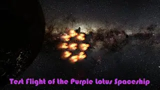 KSP1: Purple Lotus Spaceship first flight.