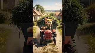 Orange Kitten's Journey: Overcoming Hardship, Planting, Protecting & Growing!