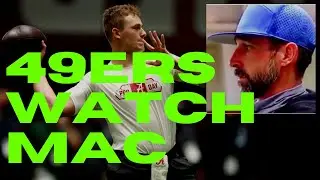 49ers at Mac Jones' Pro Day