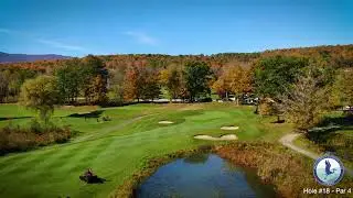 Hole #18 Drone Course Tour - Manchester Country Club Vermont