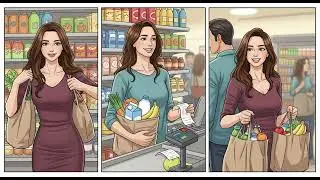 Grocery Shopping at the Mall | Daily Use English Conversation