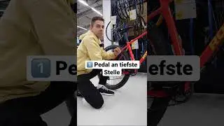 🚲Sattelh&ouml;he richtig einstellen - Kurz und knapp zum abspeichern. #tutorial #howto #fahrrad #shorts