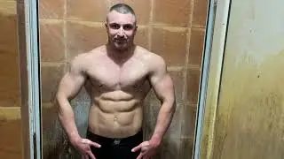 Lifetime Natural Huge Muscles In The Shower - Pec Bounce & Flexing