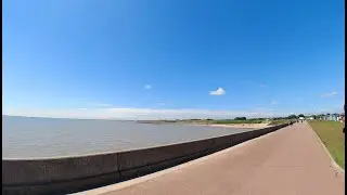4K OSMO ACTION -  HEATWAVE WALK 30°C HITS DOVERCOURT BEACH HARWICH ENGLAND | JULY 2021