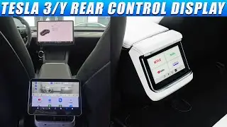 NEW Rear Passenger Touch Screen Display For Tesla Model 3/Y - Control Climate & Watch Youtube 2022