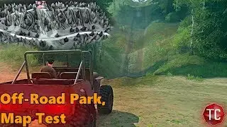 SpinTires Mud Runner: Small, Off-Road Park Map with HILLCLIMBS!
