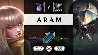 ARAM Match: Kai'Sa vs Skarner - KR server Patch 25.22