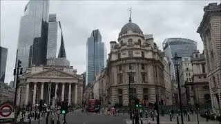 Durch London mit dem Bus. Von Victoria Station bis Liverpool Street Station