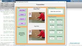 Video steganography using improved LSB matlab project source code