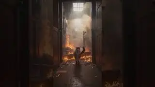 Hero cat saves owner from fire!