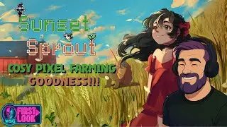 This New Cosy Farm Game Is TOO Relaxing! | Sunset Sprout First Look