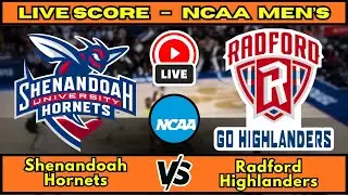 🔴 Shenandoah Hornets vs Radford Highlanders | NCAA Men&rsquo;s Basketball | Live Score Update December 28