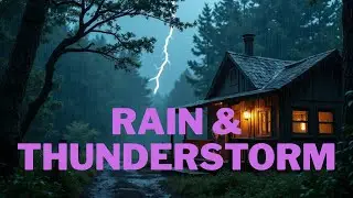 Rain & Thunderstorm for Anxiety Relief and Deep Rest