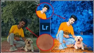 Lightroom blue photo editing |Lightroom colour photo editing | Lightroom background colur change |