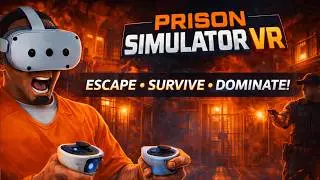 PRISON SIMULATOR VR Is INSANE 😳🚔 | Playing As The Officer!