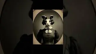 Old photos of anthropomorphic animals 😮
