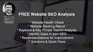 Free Website SEO Analysis and Health Check