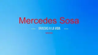 Gracias A La Vida - Karaoke - Mercedes Sosa