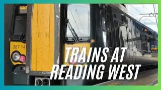 Trains at Reading West