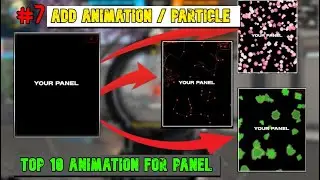 How to add Particle And Animation In Your Panel || Top 10 BEST Particle For panel || Krishu X Cheats