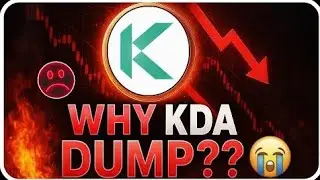 KDA COIN DUMP 😭 !!? CAN KADENA COIN RECOVER | KDA CRYPTO NEW UPDATE | KDA COIN
